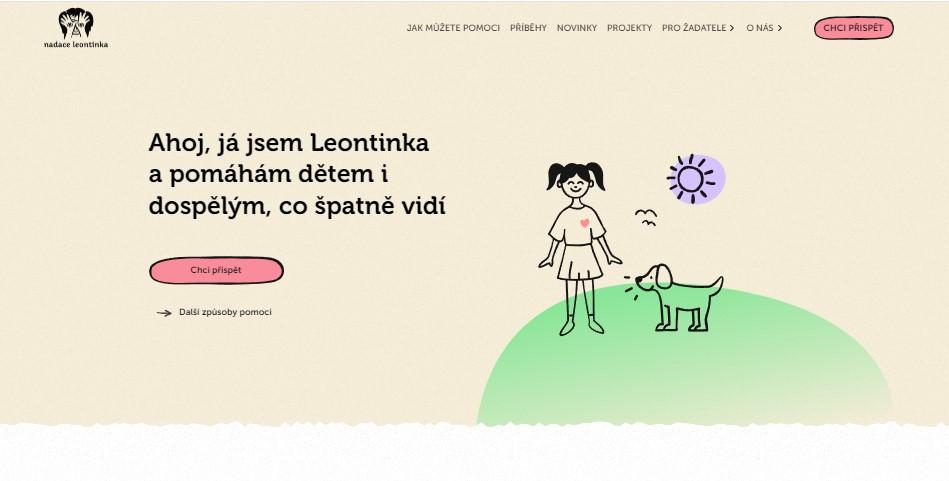 Web nadace Leontinka